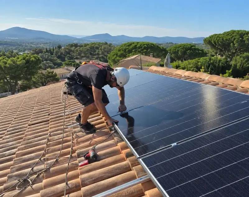 Installateur panneaux solaires Saint-André-de-Roquepertuis — pose photovoltaïque sur toiture