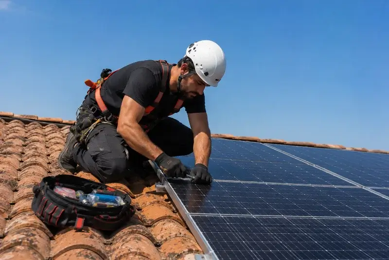 Maintenance et monitoring de panneaux solaires à Saint-André-de-Roquepertuis