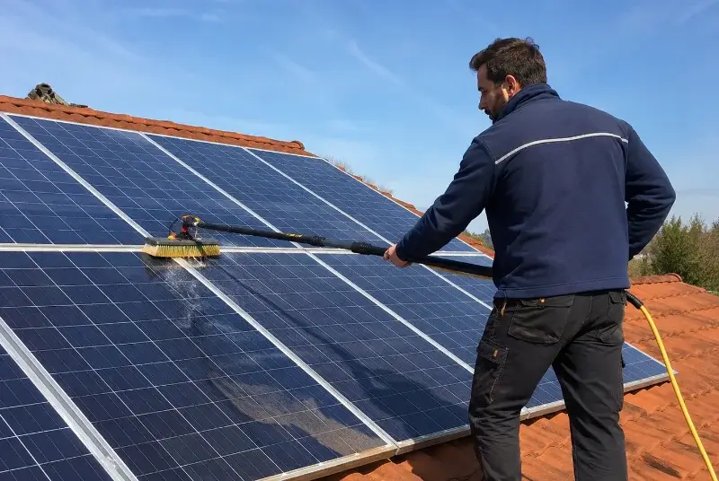 Nettoyage et entretien de panneaux solaires à Saint-André-de-Roquepertuis
